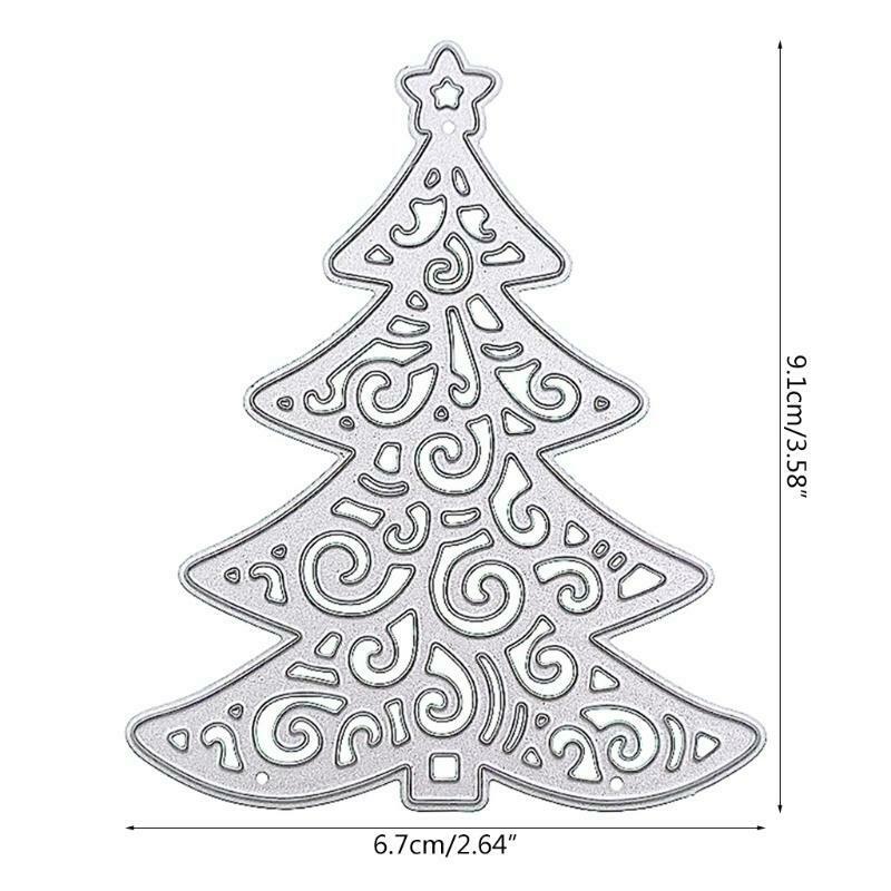Christmas Tree Border Die-Cut Border Cutting Stencils Nice for DIY Scrapbooking