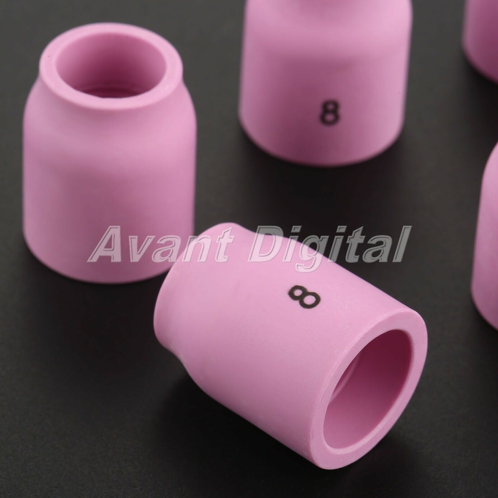 5PCS TIG Welding Ceramic Cup 53N61S #8 for Torch 9 20 25 1/2" Orifice Accessory
