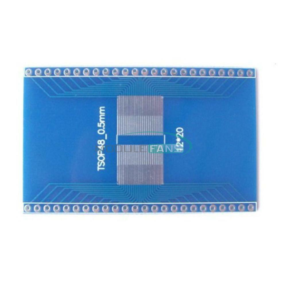 5PCS TSOP48 To DIP48 New Adapter Plate 0.5mm Pitch Interposer Board Pcb Board
