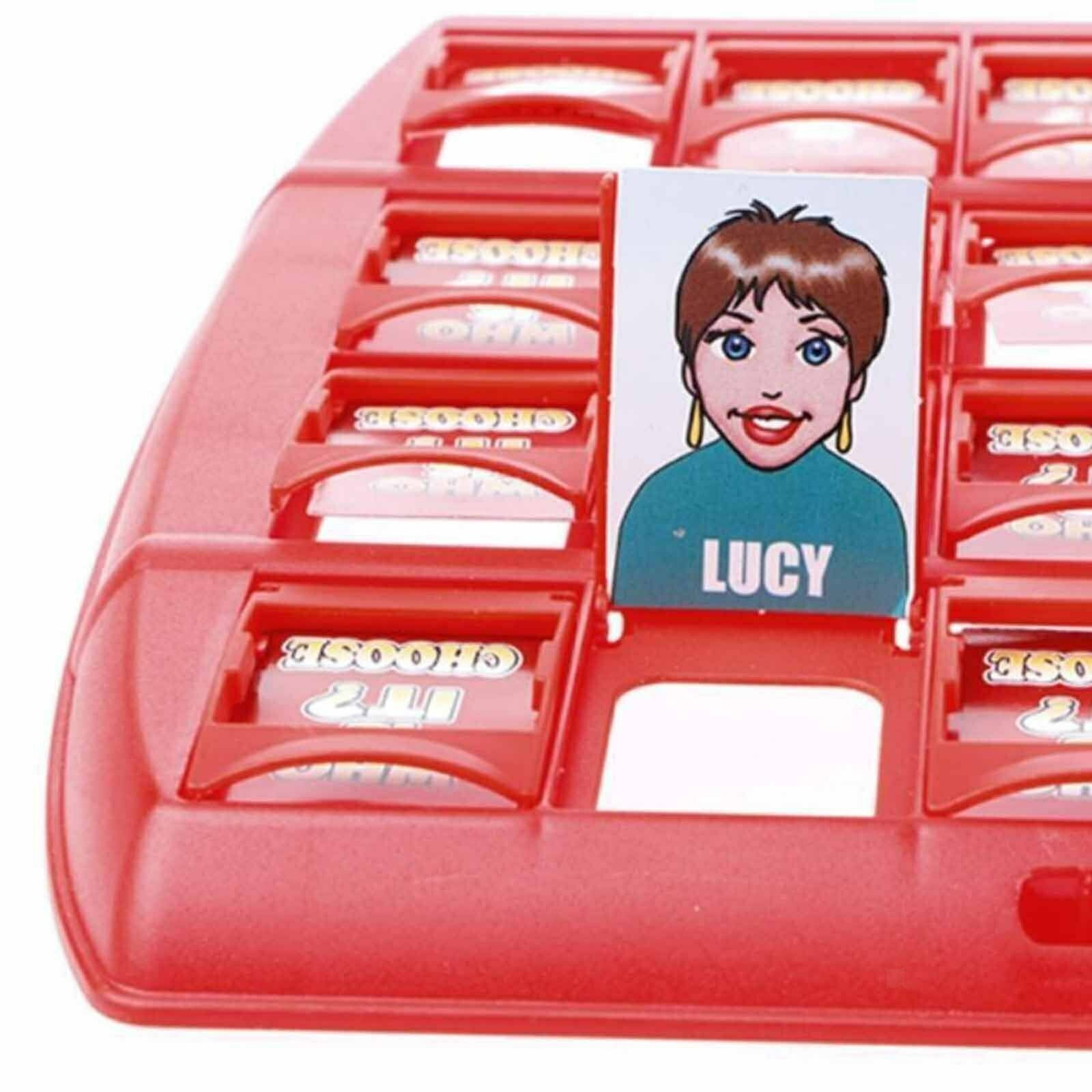 Portable Fun Indoor Who Is It Board Game Kids Children Adults Travel Party
