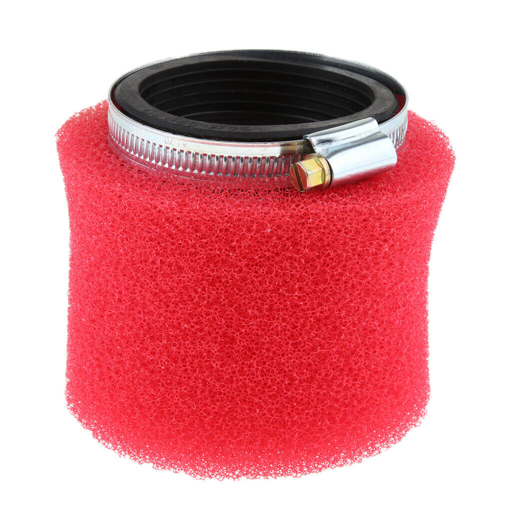Motorcycle Sponge Air Filter Cleaner Red for Yamaha Kawasaki ATV Buggies Part