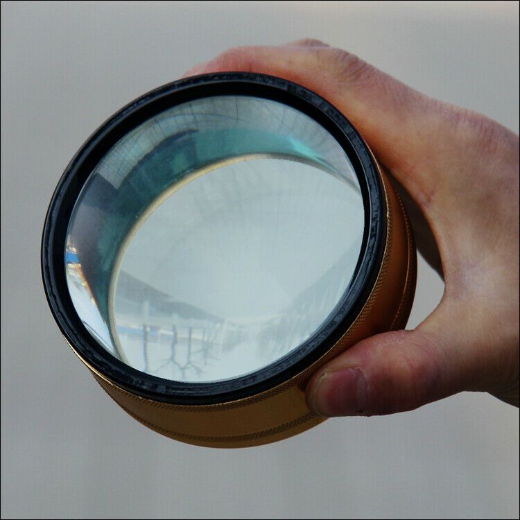 3.5X Desk Loupe Magnifying Glass Paperweight Metal Frame Magnifier for Reading