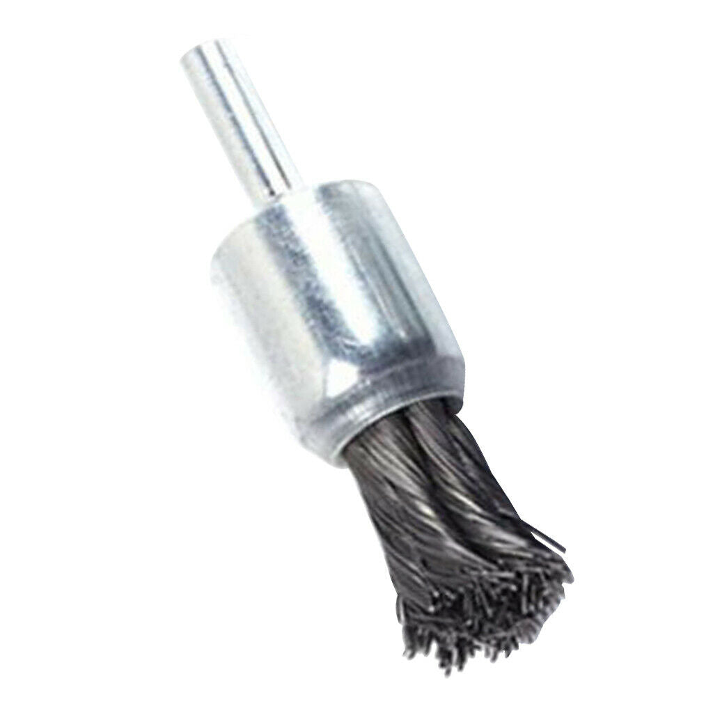 2pcs Twist Knot Wire End Brush for Metal Surface Grinding, Deburring, Polishing,
