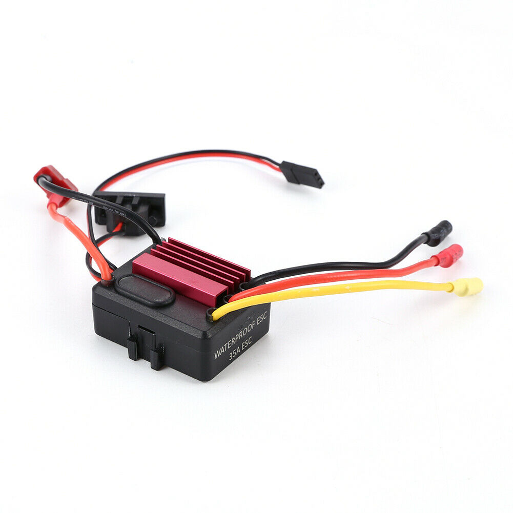 Waterproof 35A ESC Sensorless Brushless Motor for RC Car Scale 1:18 1:16
