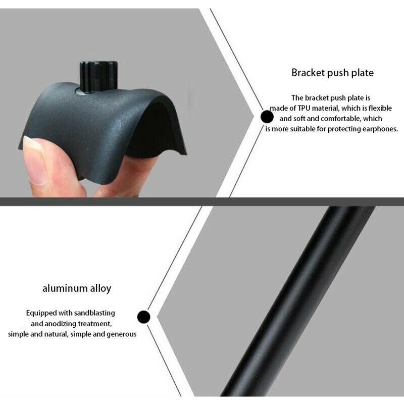 Headphone Stand- Gaming Headset Holder with Aluminum Supporting Bar HeadrestV8P2