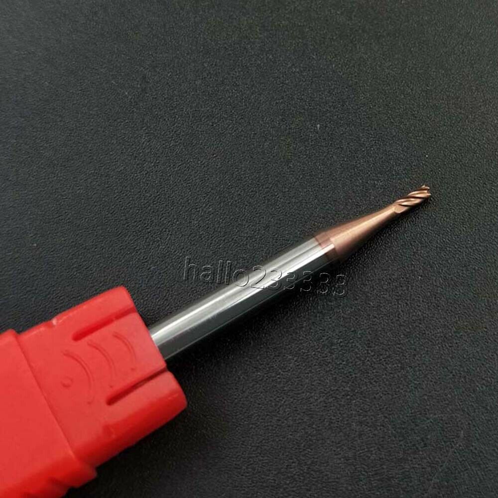5pcs 3mm x 50mm Tungsten Carbide 4 Flute End Mill CNC Milling Cutter HRC55