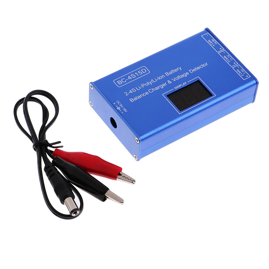 BC-4S15D Lithium Lipo Battery Balance Charger with Voltage Display 1500mA