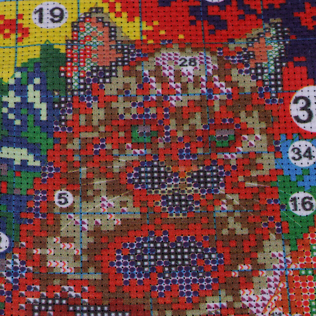 Cross Stitch Kits Printed Cute Cat Patterns for Beginners Kids Brithday Gift