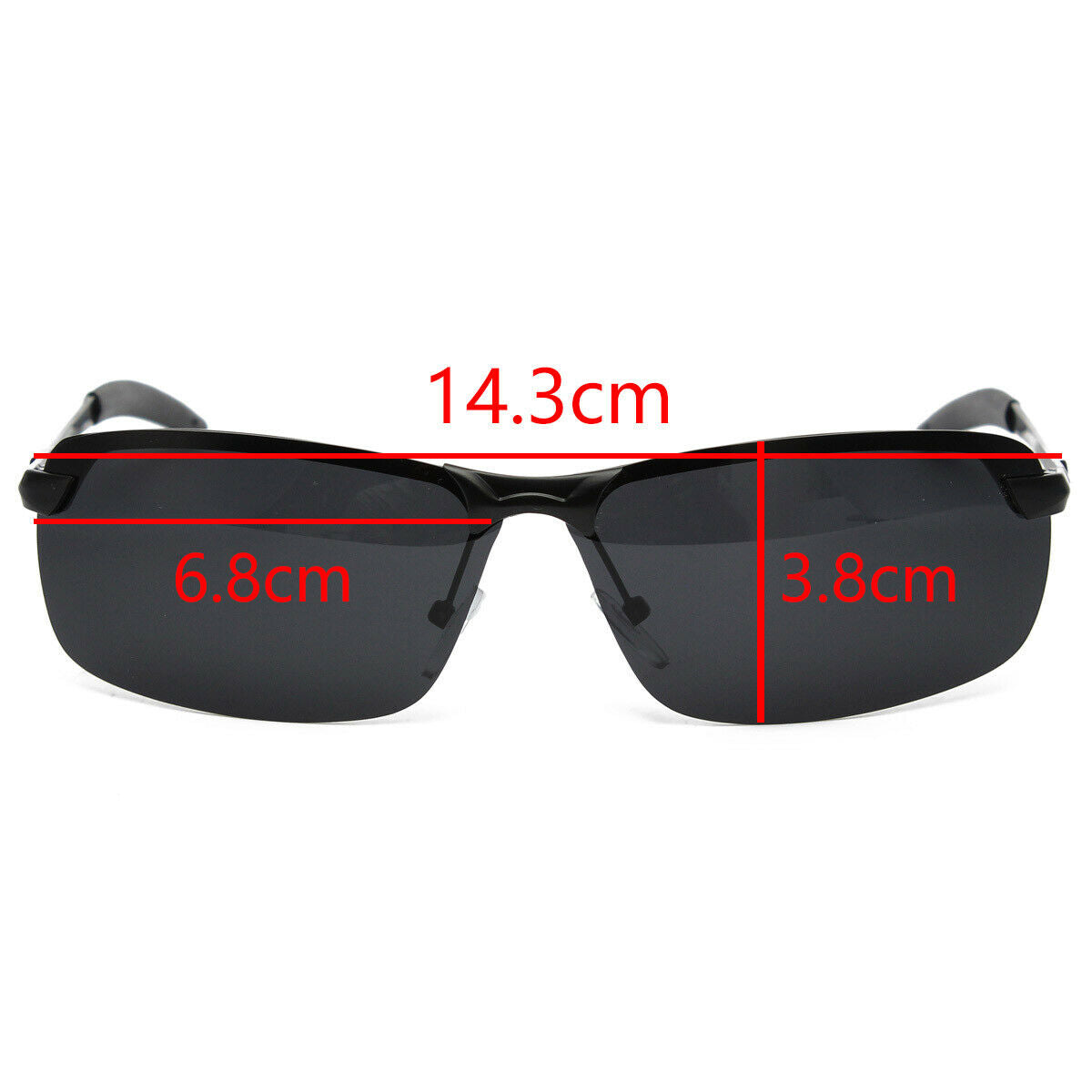 UV400 Outdoor Polarized Sunglasses Driving Eyewear Glasses Unisex Drivers Black