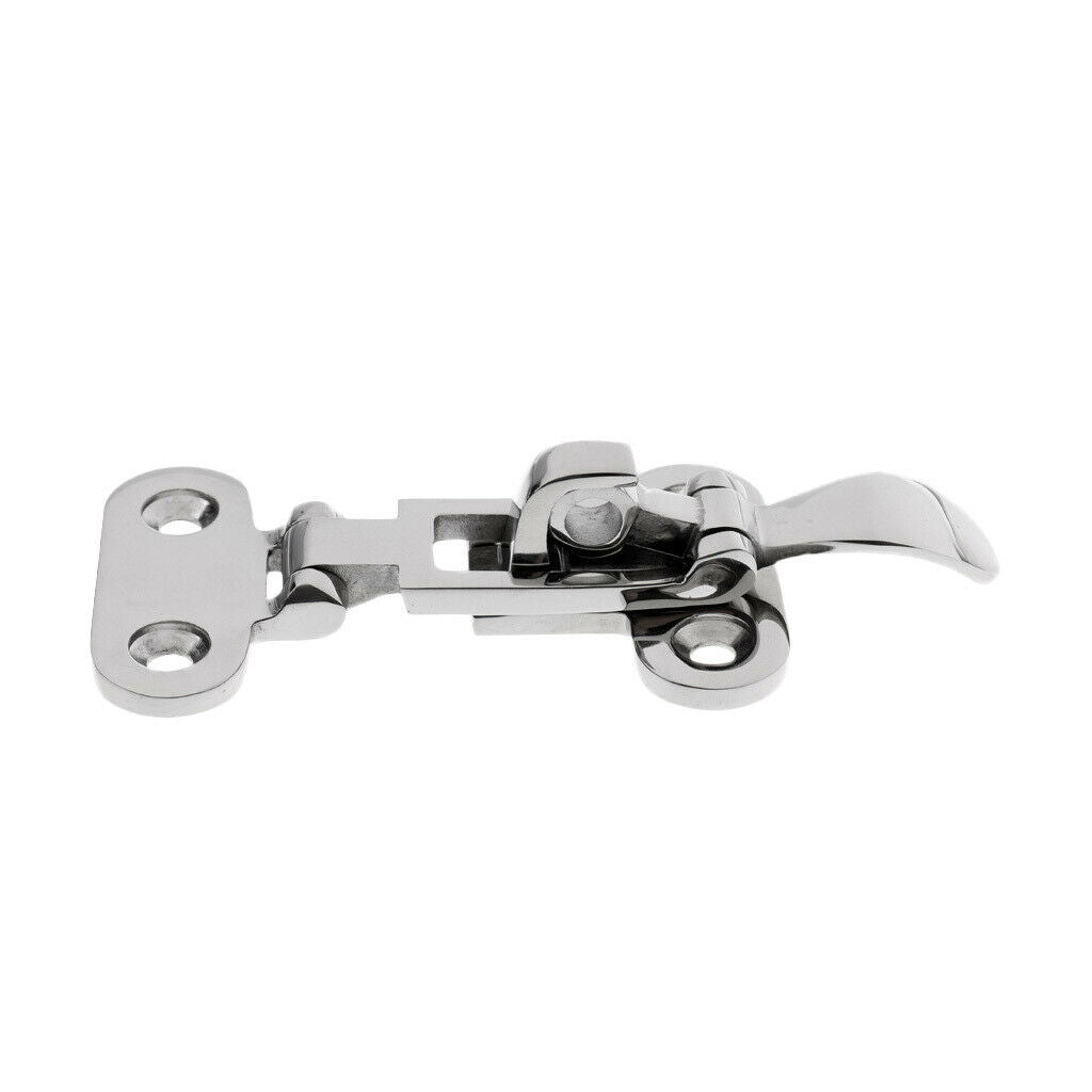 Hold Down Clamp Anti-Rattle Latch, Heavy Duty 316+ Stainless Steel Marine Gate