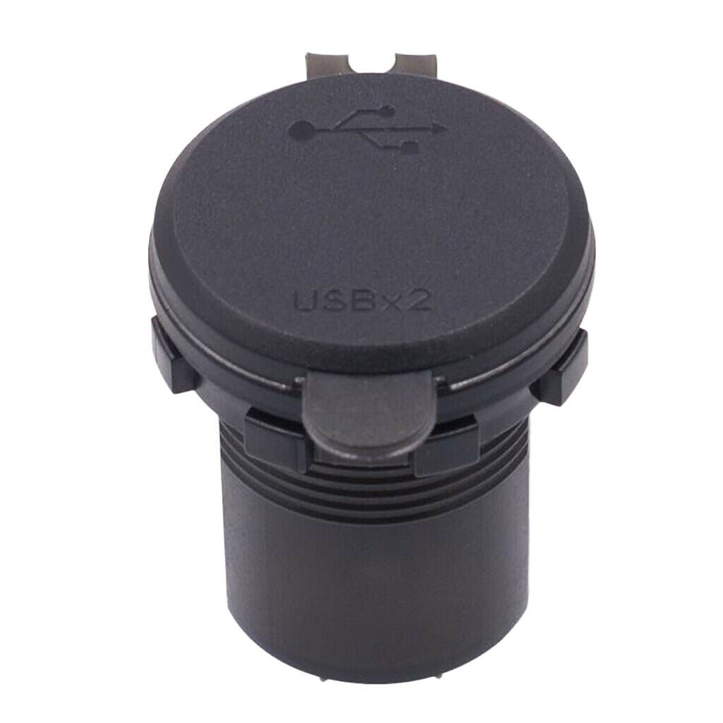 12V Car Cigarette Lighter Socket Dual 4.2A 2 USB Ports Charger Power Outlet