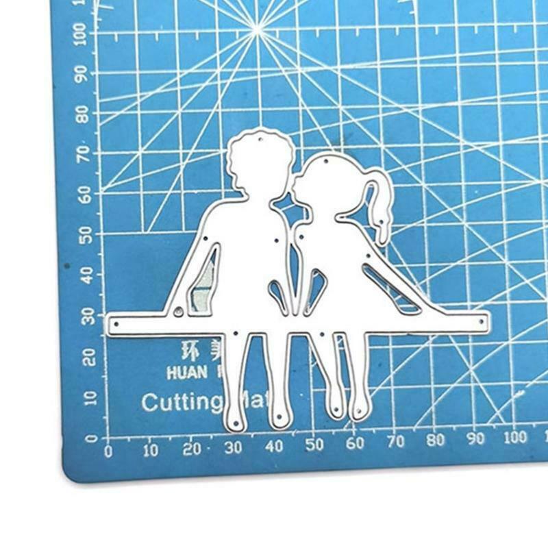 Couples Metal Cutting Dies Stencil DIY Scrapbook Album Paper Card Template