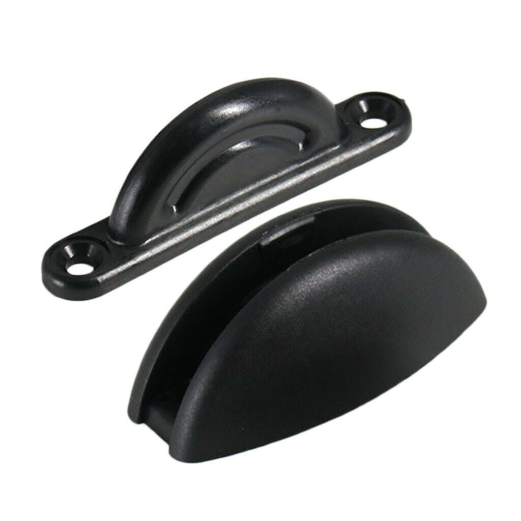 Door Catch Retainer Stopper Baggage Door Holder RV Motorhome Trailer Black