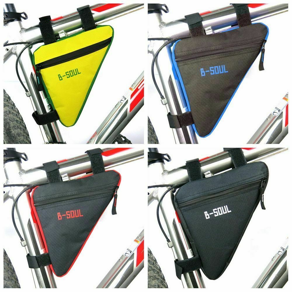 Water Cages Bike Beam Pocket Triangle Bicycle Bag Bicycle Bags Front Package