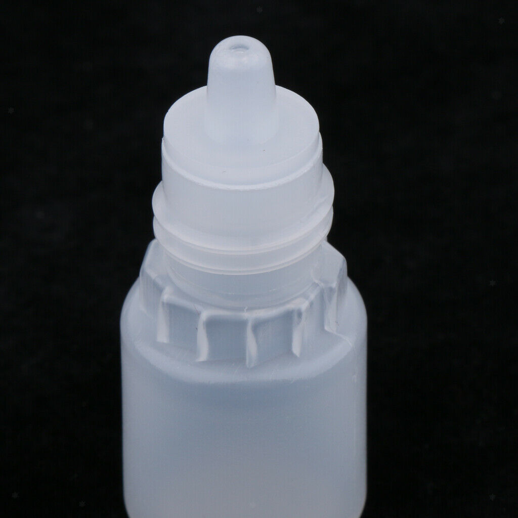 4X 20 Pieces Mini Refillable Empty Eye Drops Makeup Cosmetic Travel Bottles 3ml