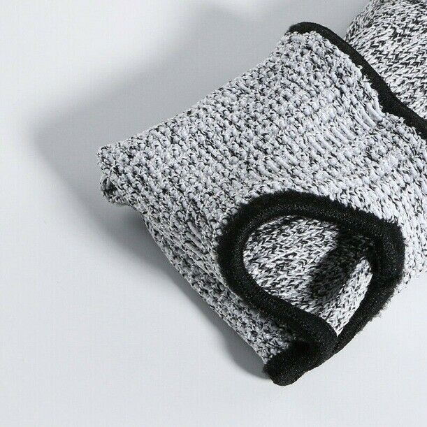 Grey Safety Anti Cut Heat Resistant Sleeves Arm Guard Protection Armband Glove