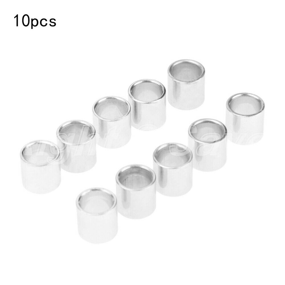 10 Pieces/Pack Skateboard Bushed Bearing Spacer Metal Bushing For Scooter Wheel