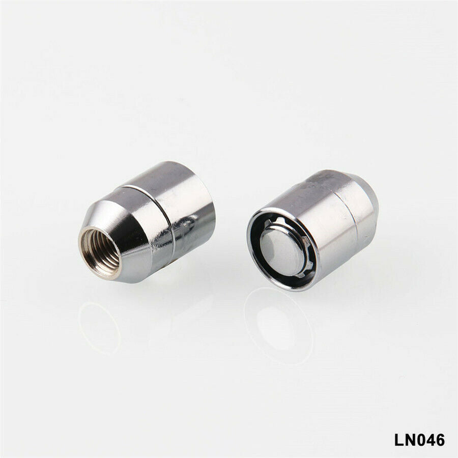 M12x1.5 Alloy Steel Anti Theft Security Lock Nut Wheel Lug Nut 1X Key+4X Locks