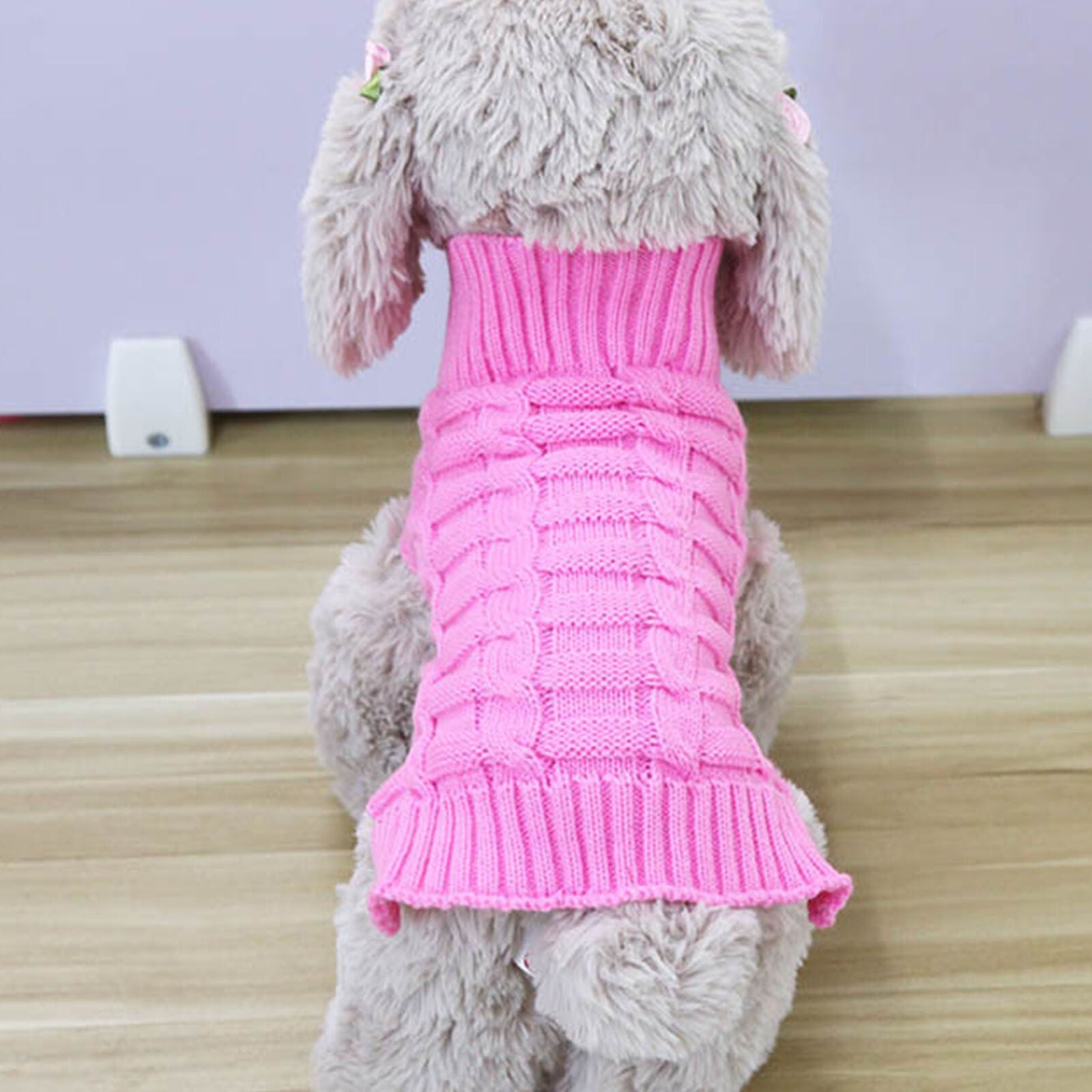 Pet Dog Cute Sweater Clothes Puppy Cat Knitwear Knitted Coat Winter Warm Jumper