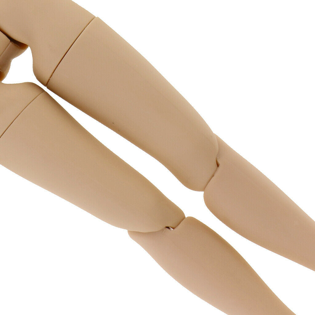 Movable 19 Joints Japanese Skin Nude Body +5 Pairs Hand For 12'' Blythe