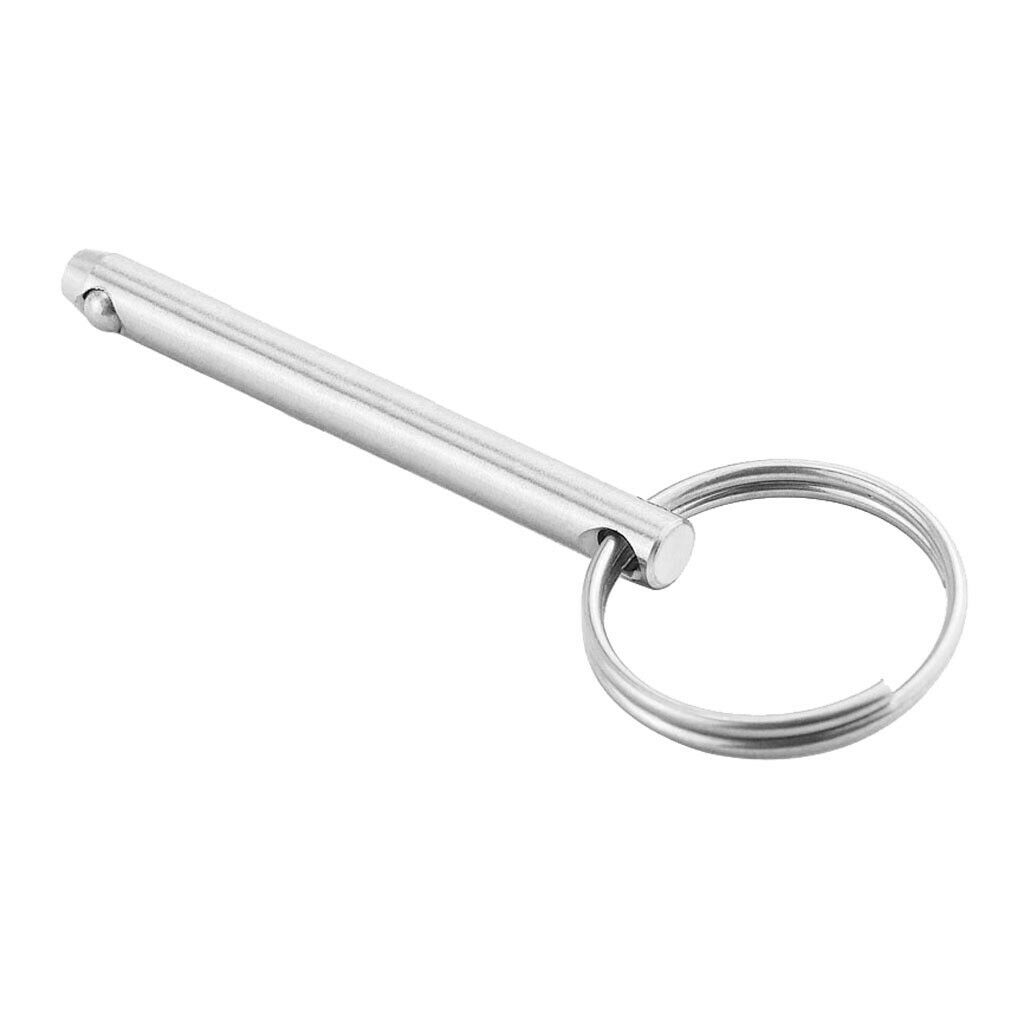 Qty(2) Stainless Steel Quick Release Pin for Bimini Top Deck Hinge Fitting -