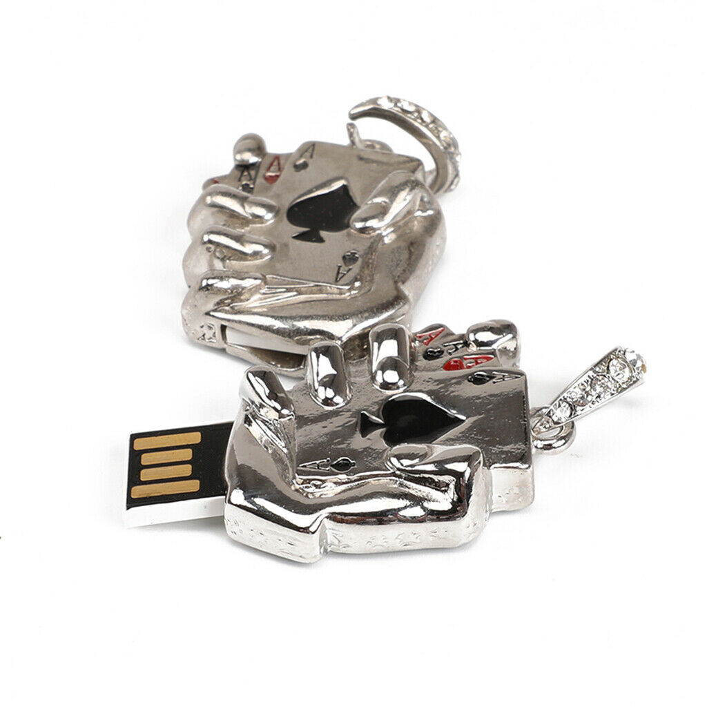 16G USB2.0 Flash Drive Memory Stick Thumb Jump Pen Drives Metal for Computer