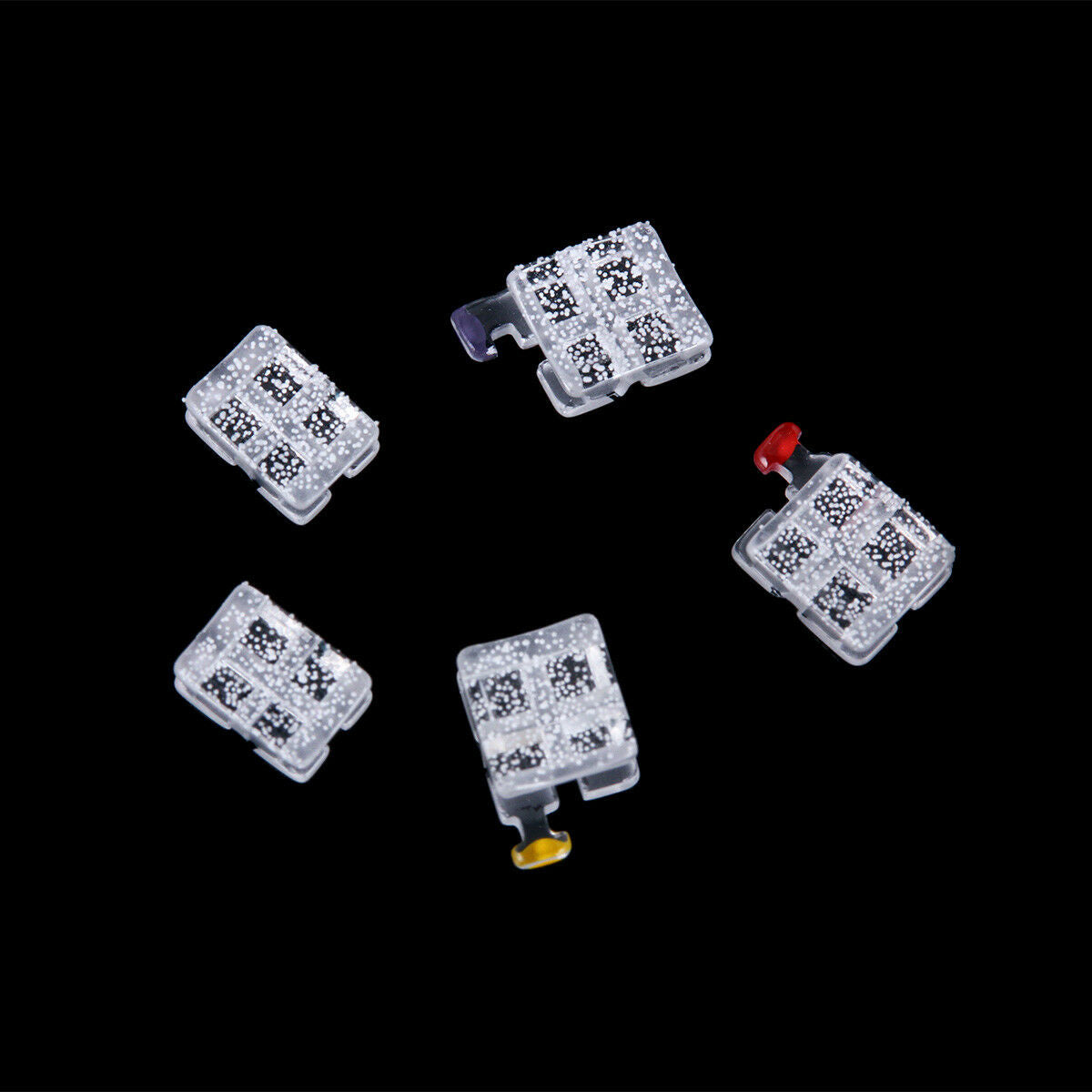 Absolute Clear Sapphire Ceramic Orthodontic Brackets Braces Mini Roth 022 HK 345