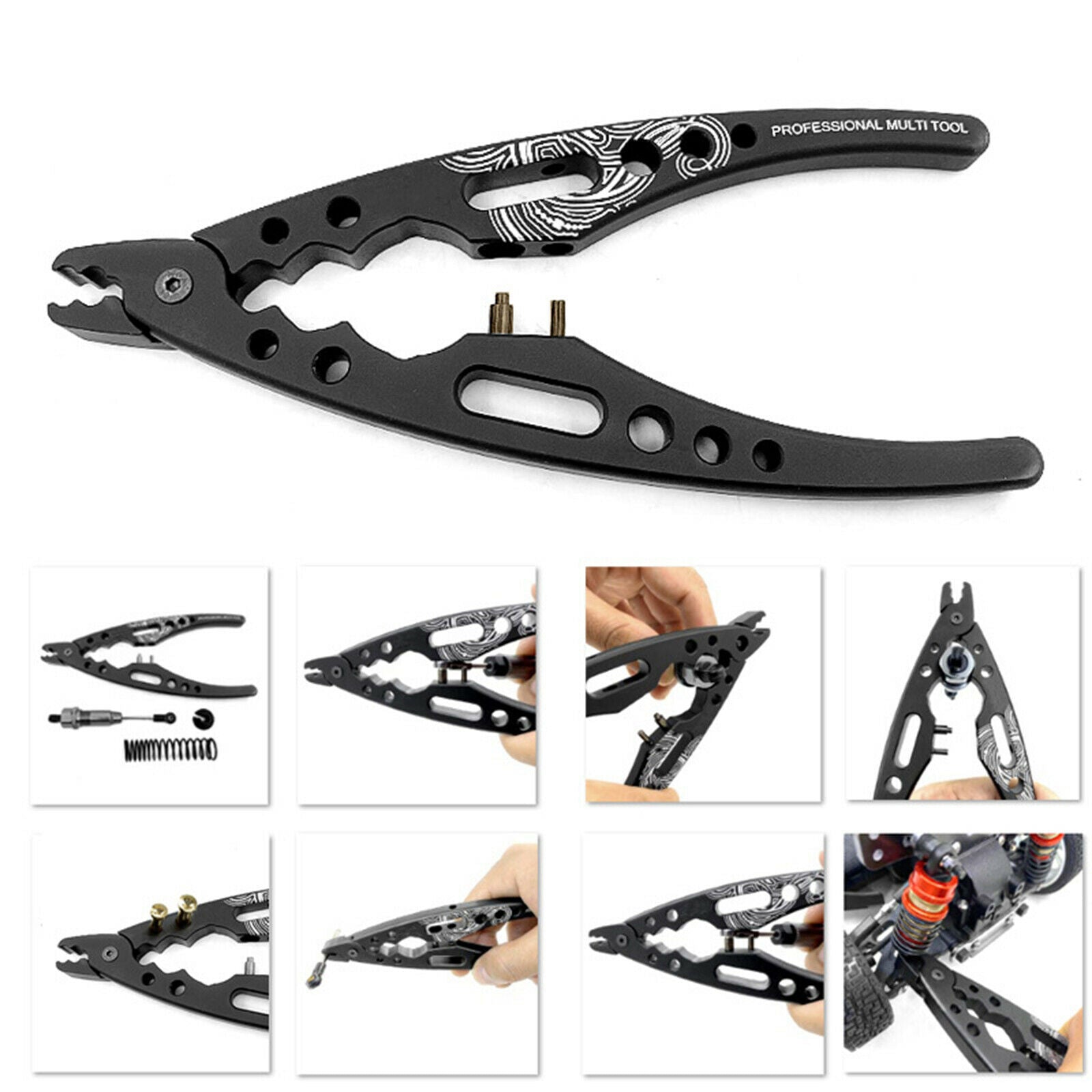 Metal Shock Absorber Pliers Clamp Tool Assembly Disassembly Tool 155x41.5mm