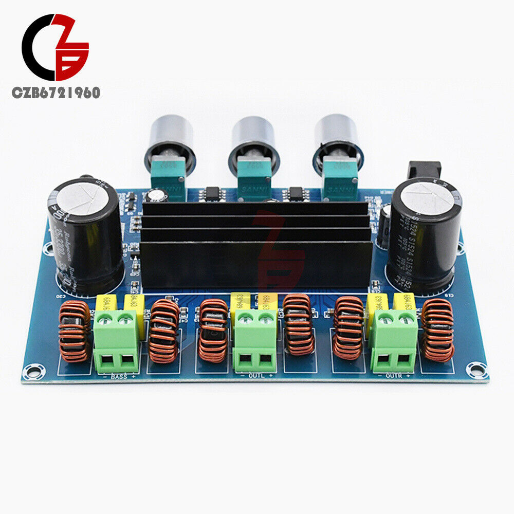 TPA3116D2 Bluetooth 5.0 Digital Power Amplifier Board 2.1 Channel 2*50W+100W New