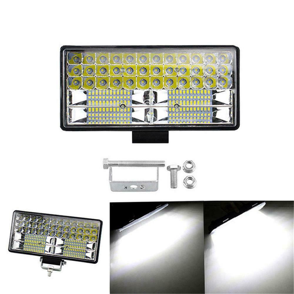 8" 252W LED Work Light Bar Car Flood Spot Off Road Fog Lamp 4WD ATV SUV Truck