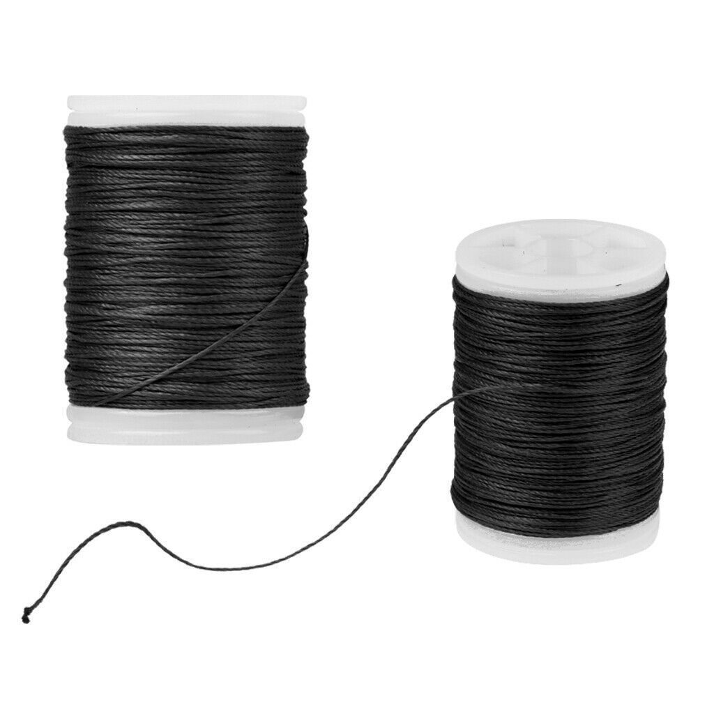 Pack of 2 Ultra-light 110m Archery Serving Thread for Various Bow Black