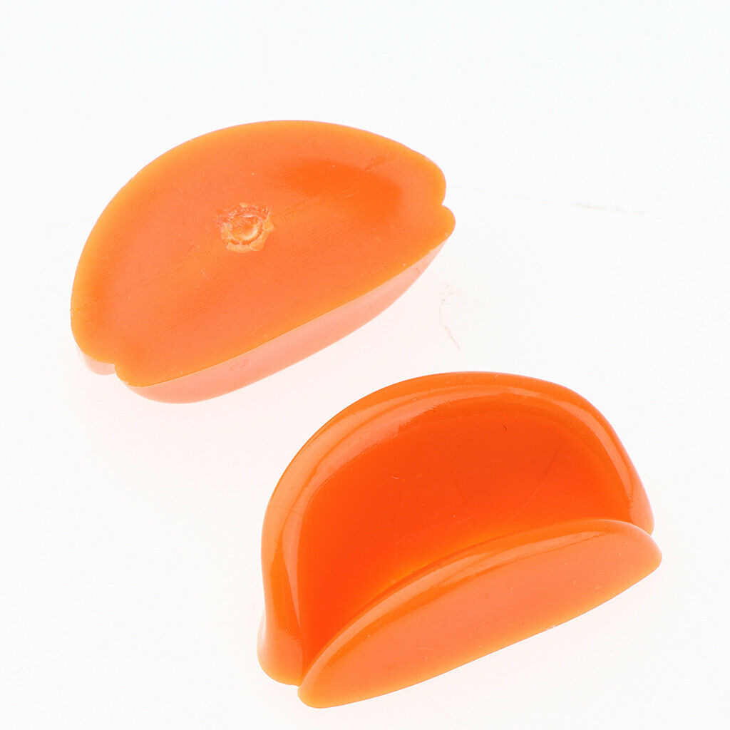 10 Pieces Orange Duck Shaped Mouths for Assorted Toys Replacements 42x23mm