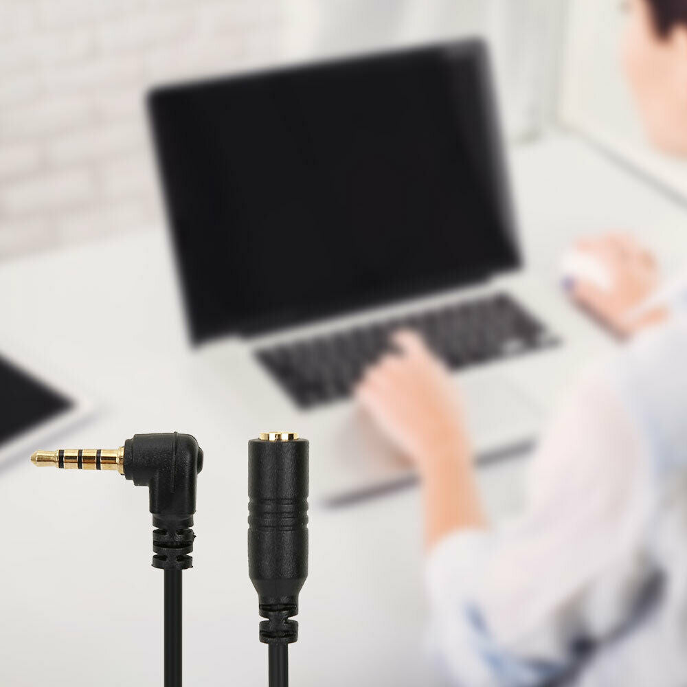 3.5mm Earphone Headphone Adapter Connector TRS to TRRS Converter Cable Line