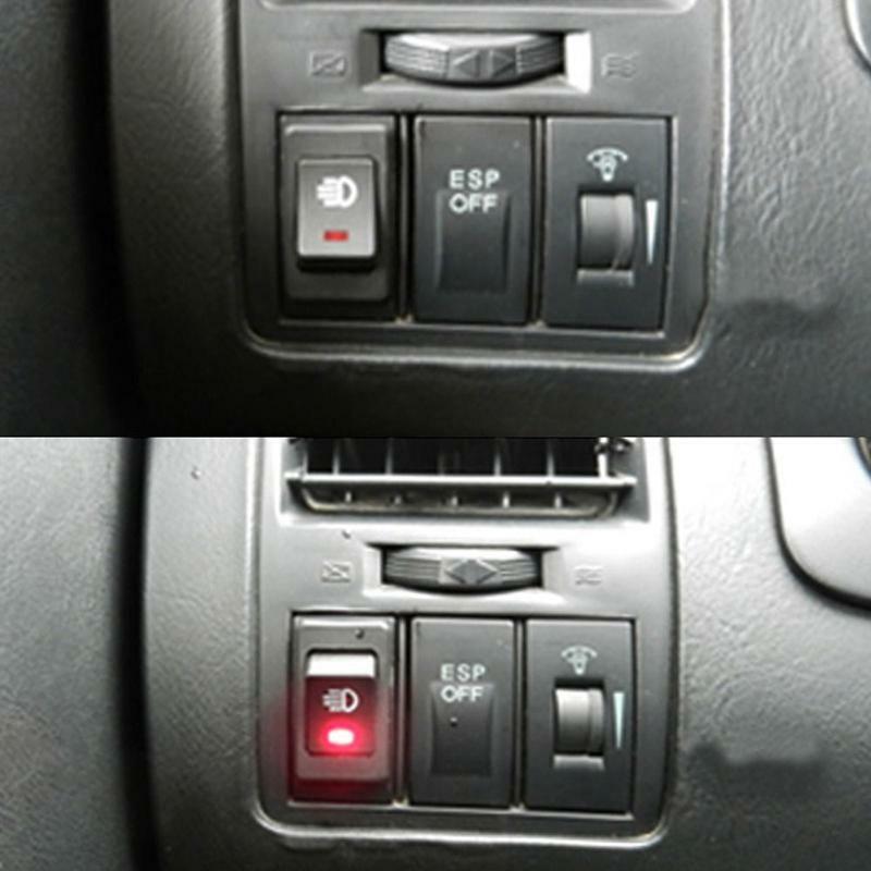 4 X 12V 35A Car Auto Fog Light Rocker Toggle Switch Blue LED Dashboard Sales