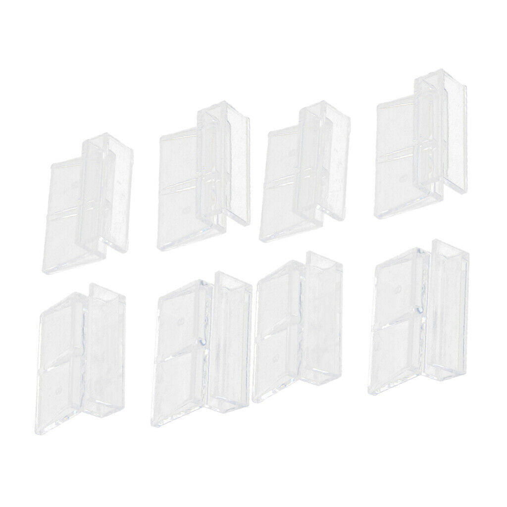 8pcs Clip Acrylic Clips Bracelets 12mm Aquarium Tank Cover in