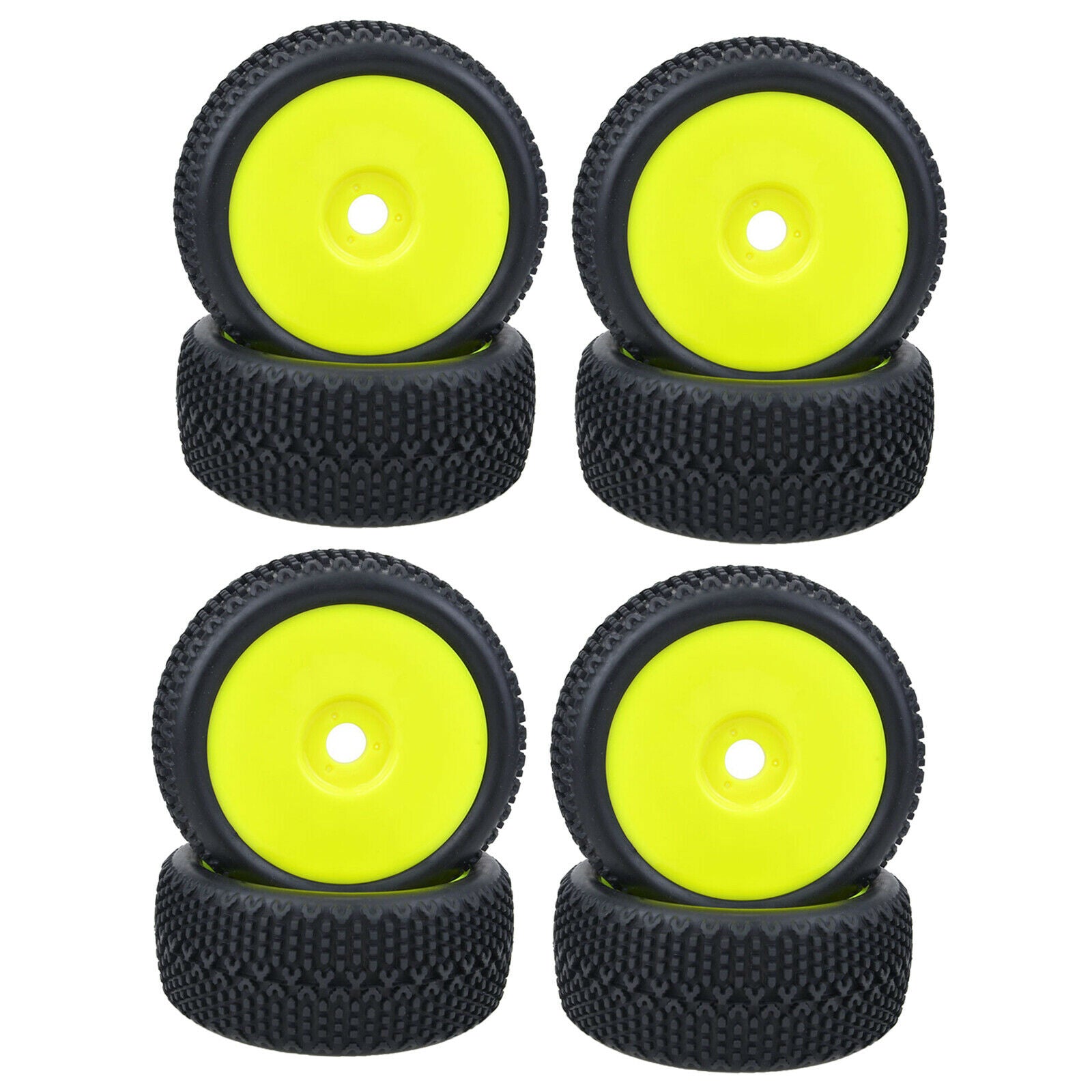 4pcs Rubber Tire Hubs for Replacement Upgrade