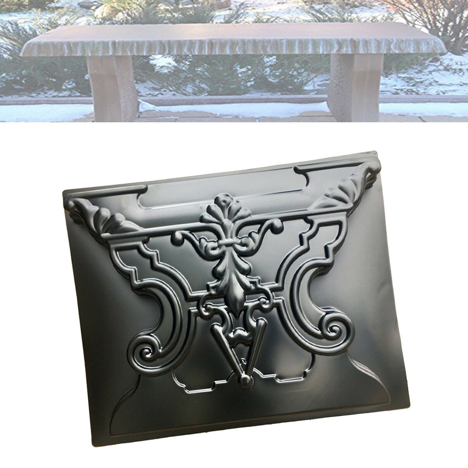 Garden Simulation Stepping Stone Chair Leg Mold for Driveway Walk Road Decor