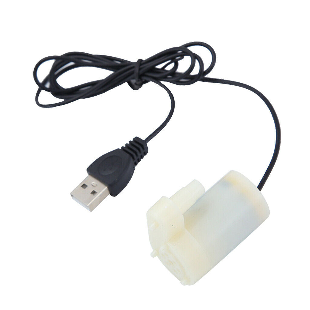 DC 5V USB Pump 1.5-2 L/Min Submersible Water Pumping Aquarium Fish Fountain