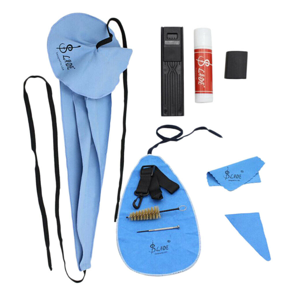 10 in 1 Saxophones Cleaning Care Kit for Alto Tenor Soprano Sax Accessory