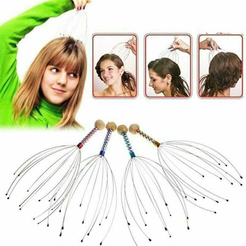 Head Neck Scalp Massager Massage Octopus Equipment Stress Release Relax Tools//
