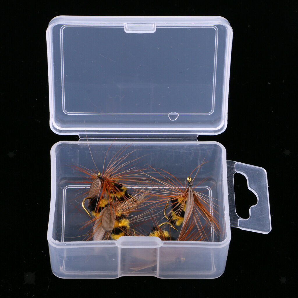 5Pcs Bumble Bee Fly Fishing Flies Trout Bass Bumble Bee Flies Lures Bait Bee