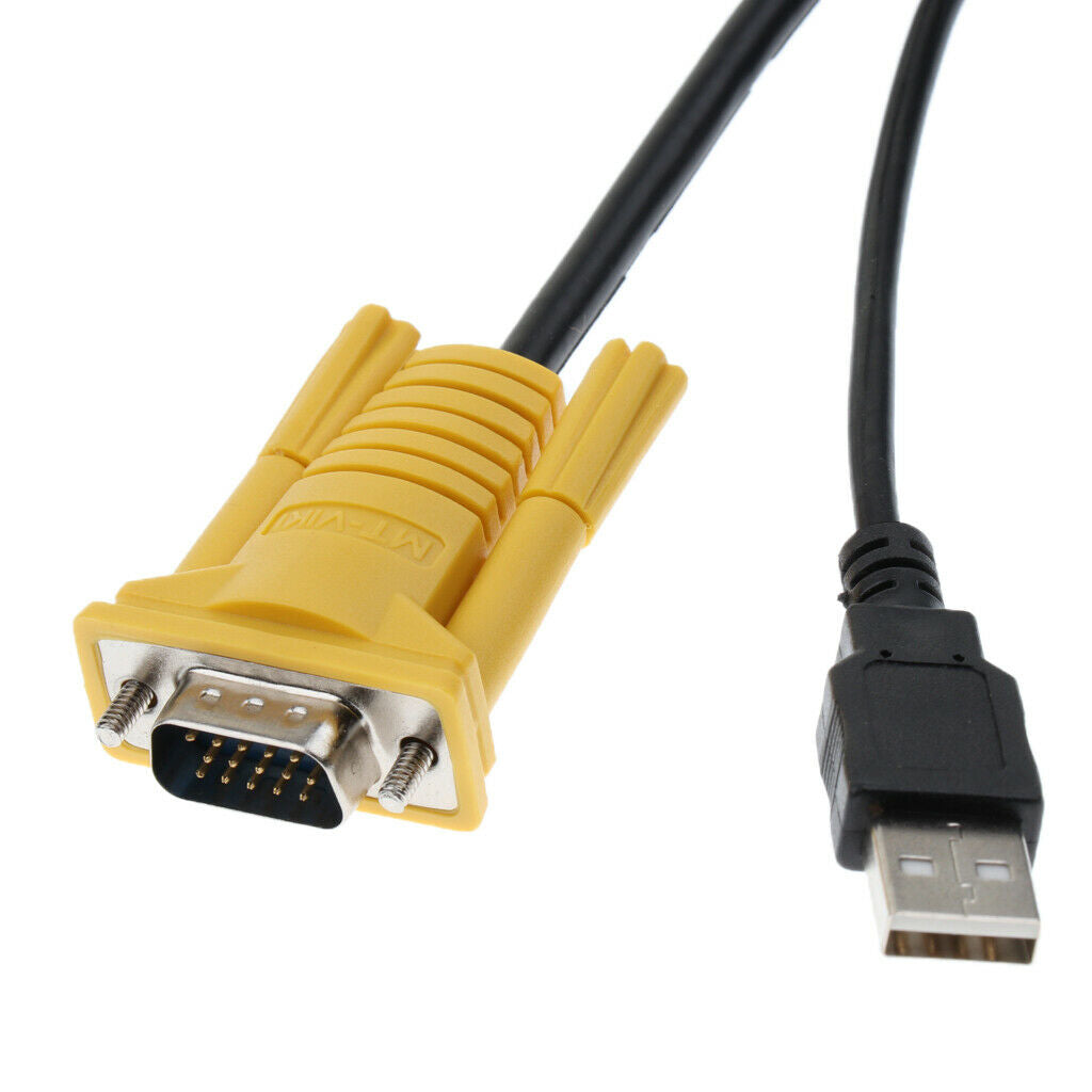 USB Male TO USB B Male Cable for KVM Switch Cable VGA Male to VGA Male Cable
