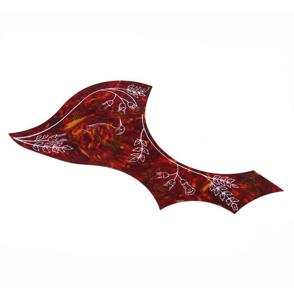 Flower Bird Pickguard Scratchplate For 41" Folk Guitar Anti-scratch Adhesive Pvc