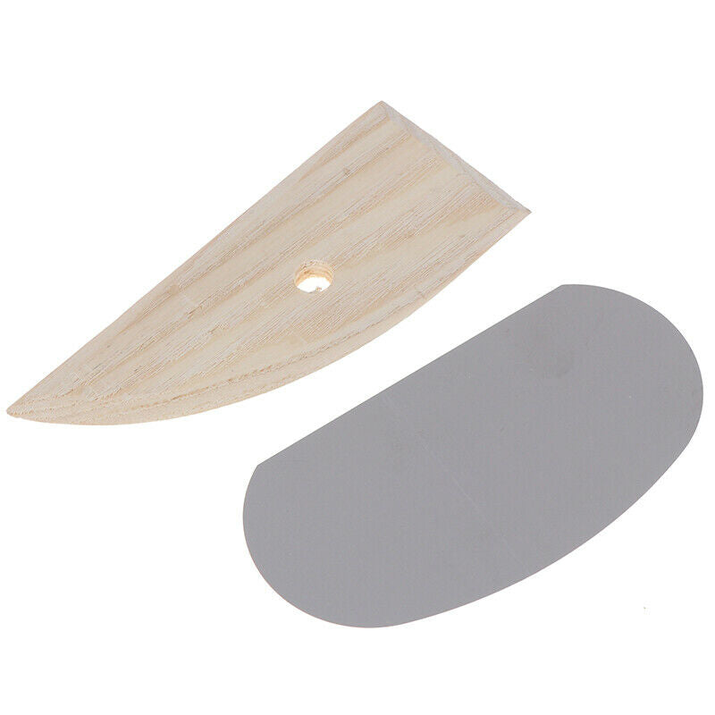 8pcs Pottery Clay Tool Set Pottery Ceramics Molding Tools Wood Sponge Tool-P` TL