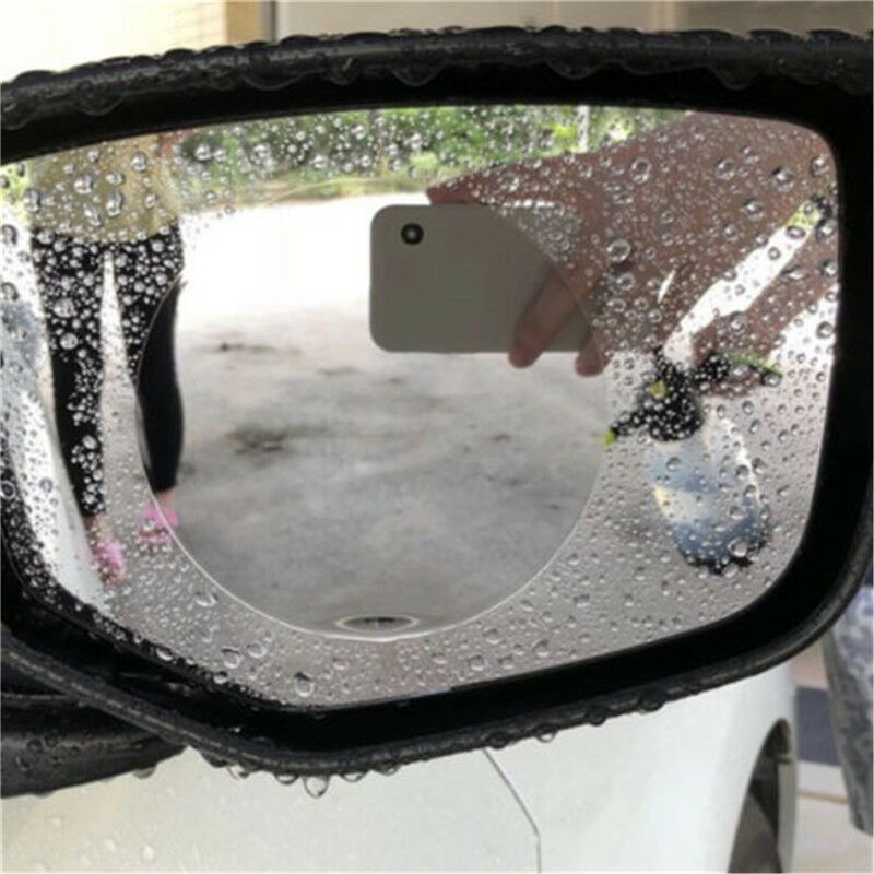 4X Car Anti Fog Anti-glare Rainproof Rearview Mirror Trim Film Cover Accessories