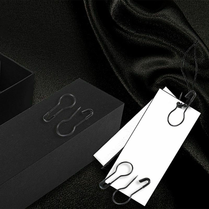 1X(200Pcsx22Mm Metal Iron  Gourd Needle Pin Clothing Tag Light Bulb Gourd Need7)