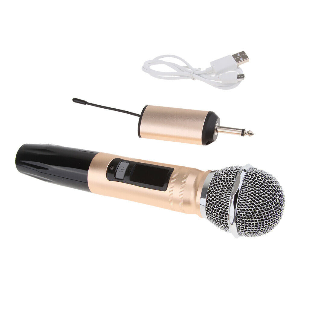 Handheld Wireless Microphone System with USB Cable Wireless Receiver