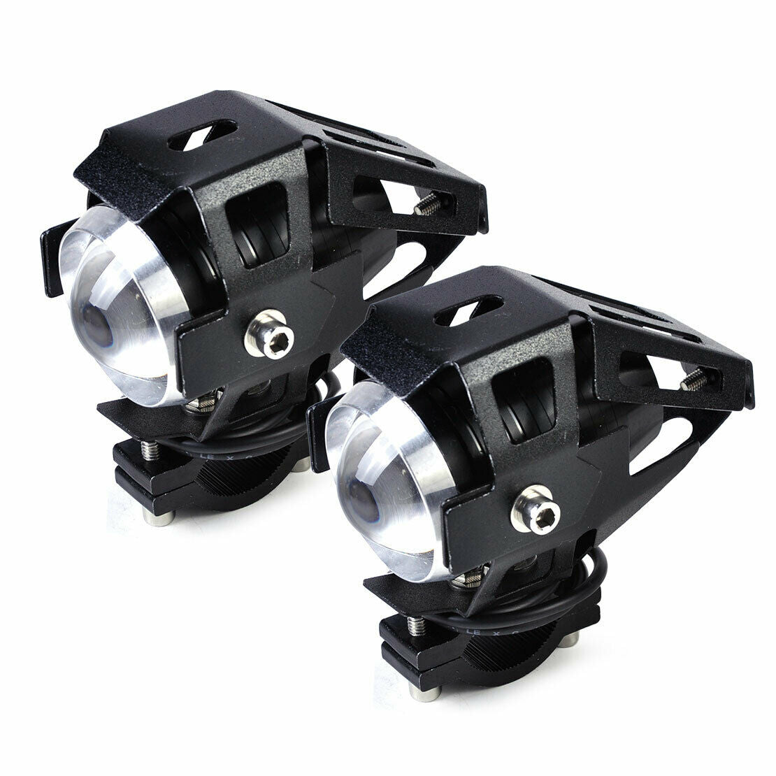2x 15W U5 Headlight Driving LED Spotlight Fog Light Lamp fit for Motorcycle as