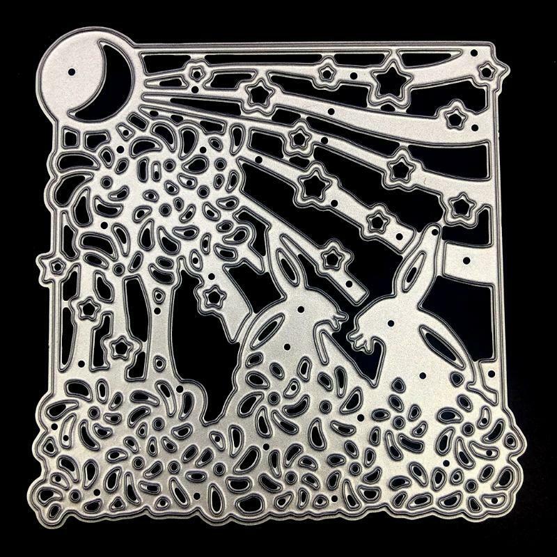 Bunny Metal Cutting Dies Stencil Scrapbooking DIY Album Stamp Paper Card Emboss