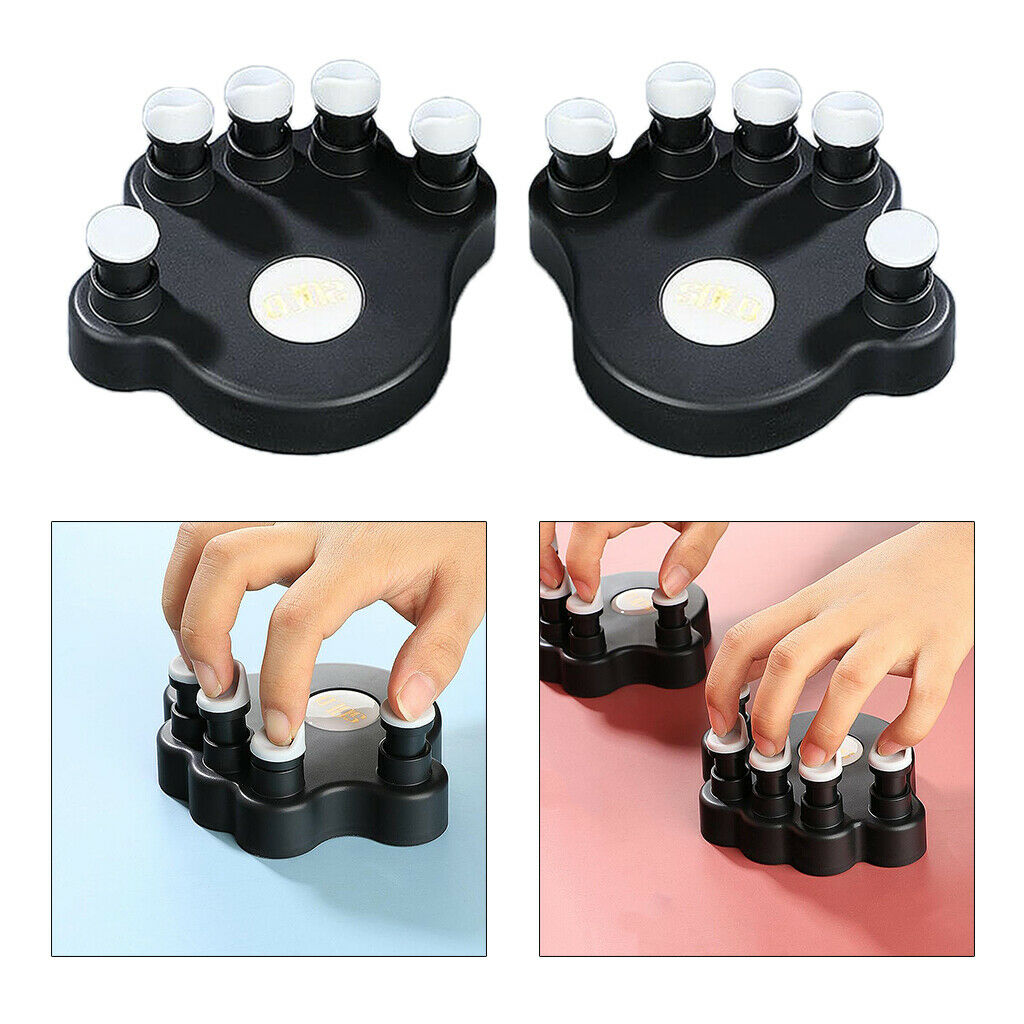 Portable Finger Exerciser Piano Trainer Round Keys Hand Grip Instrument